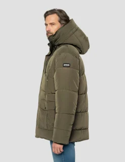 Parka kaki à capuche - KAKI