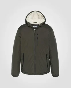Parka kaki doublée sherpa - KAKI