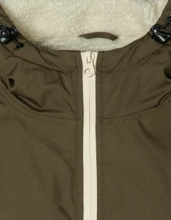 Parka kaki foncé multipoches à capuche - KAKI FONCÉ