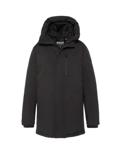 Parka noire à capuche - NOIR