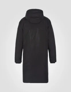 Parka noire extra longue - NOIR