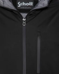 Parka noire longue - NOIR