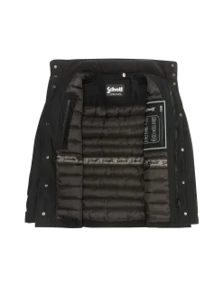 Parka noire multipoches à capuche - NOIR