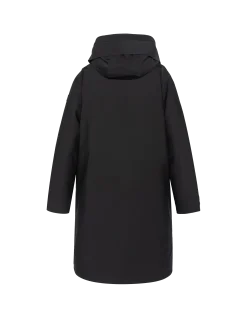 Parka noire multipoches à capuche - NOIR