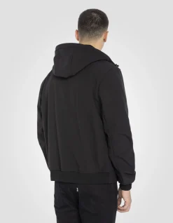Parka noire softshell courte déperlante - NOIR