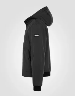 Parka noire softshell courte déperlante - NOIR