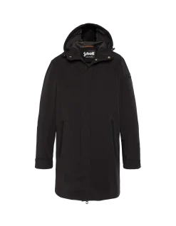 Parka noire urban à capuche - NOIR