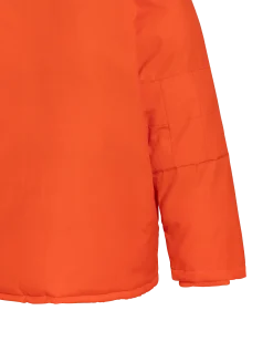 Parka orange multipoches à capuche - ORANGE