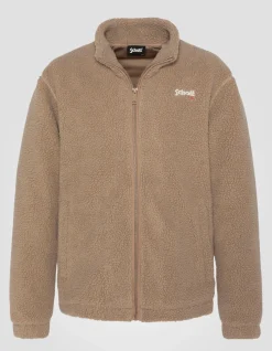 Polaire zippée sherpa beige - BEIGE