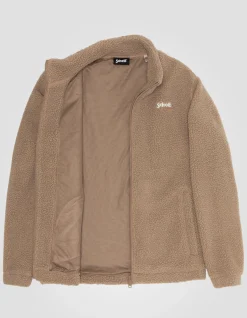 Polaire zippée sherpa beige - BEIGE