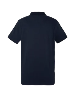 Polo basique bleu marine en maille piquée - MARINE