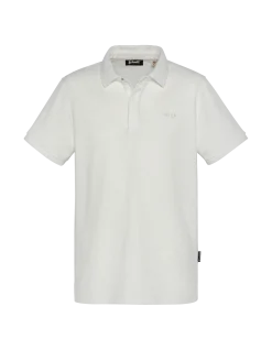 Polo blanc effet gaufré - BLANC
