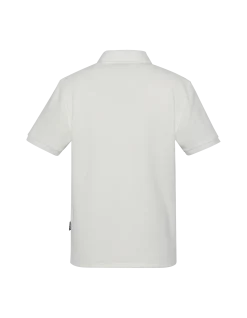 Polo blanc effet gaufré - BLANC