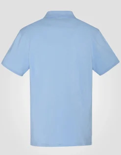 Polo bleu ciel et blanc - BLEU CIEL/BLANC