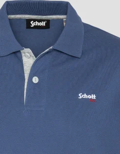 Polo bleu et gris - BLEU/GRIS