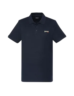 Polo bleu marine en coton piqué - MARINE