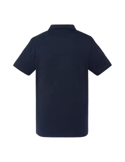 Polo bleu marine en jersey avec liserés contrastés - MARINE