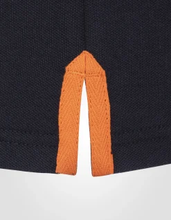 Polo bleu marine et orange - MARINE/ORANGE