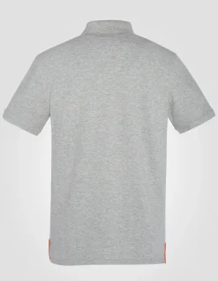 Polo gris et orange - GRIS/ORANGE