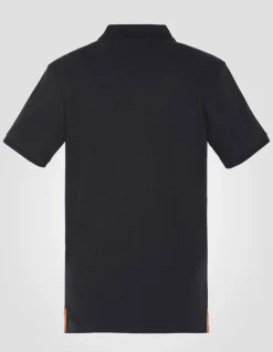 Polo noir et orange - NOIR/ORANGE