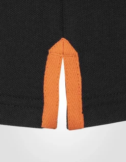 Polo noir et orange - NOIR/ORANGE