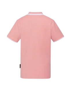 Polo rose en coton piqué - ROSE