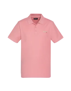 Polo rose en coton piqué - ROSE
