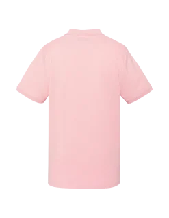 Polo rose pâle en coton piqué - ROSE PÂLE
