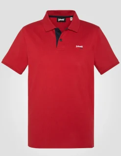Polo rouge et bleu marine - MARINE/ROUGE