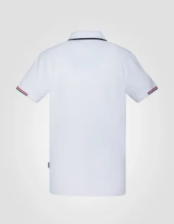 Polo rétro blanc - BLANC