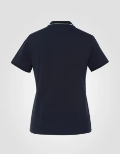 Polo rétro sport bleu marine - MARINE
