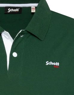 Polo vert et blanc - VERT/BLANC