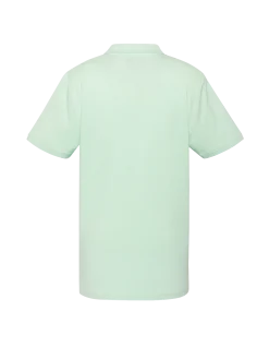 Polo vert pastel en coton piqué - VERT PASTEL
