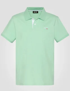 Polo vert pastel et blanc - VERT PASTEL/BLANC