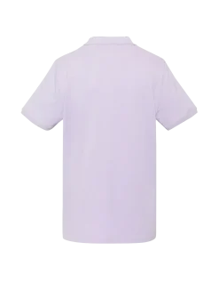 Polo violet pastel en coton piqué - VIOLET PASTEL