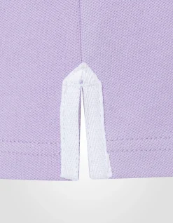 Polo violet pastel et blanc - VIOLET PASTEL/BLANC