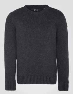 Pull army anthracite à col rond - ANTHRACITE