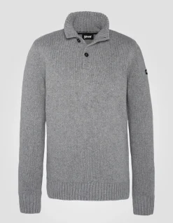 Pull camionneur army gris chiné - GRIS CHINÉ