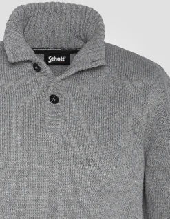 Pull camionneur army gris chiné - GRIS CHINÉ