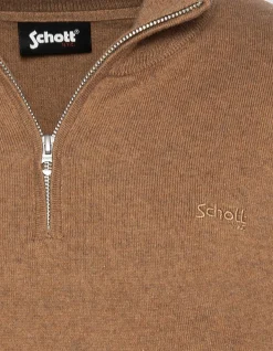 Pull camionneur camel en maille fine - CAMEL