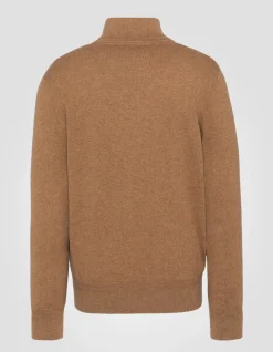 Pull camionneur camel en maille fine - CAMEL