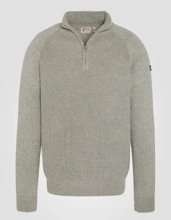 Pull camionneur gris chiné - GRIS CHINÉ