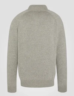 Pull camionneur gris chiné - GRIS CHINÉ