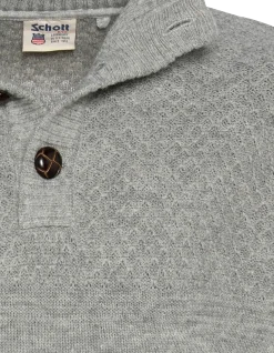 Pull camionneur gris chiné - GRIS CHINÉ