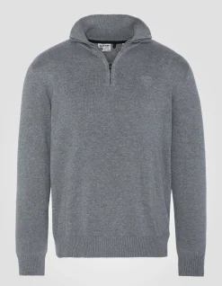 Pull camionneur gris chiné - GRIS CHINÉ
