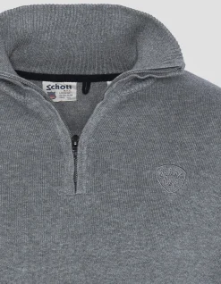 Pull camionneur gris chiné - GRIS CHINÉ