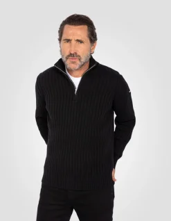 Pull camionneur noir recyclé - NOIR
