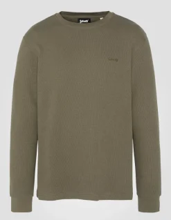Pull col rond kaki - KAKI