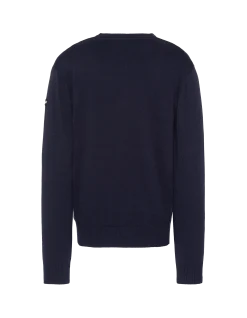 Pull léger bleu marine col V - MARINE