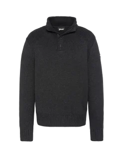 Pull trucker anthracite chiné - ANTHRACITE CHINÉ